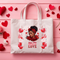 Valentines Day White tote bag * All You Need Is Love*