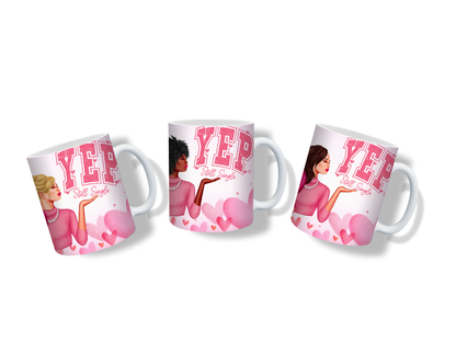 Valentines Day 11 oz mug * Yup still Single *